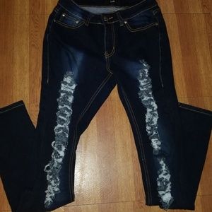 UWD Distressed Jean's. Like new.